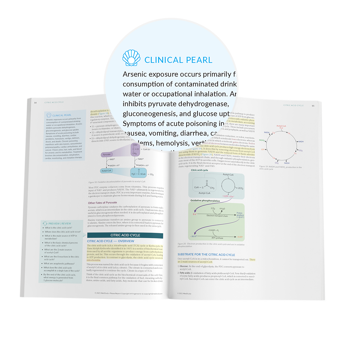 student core showing clinical skills feature in print book