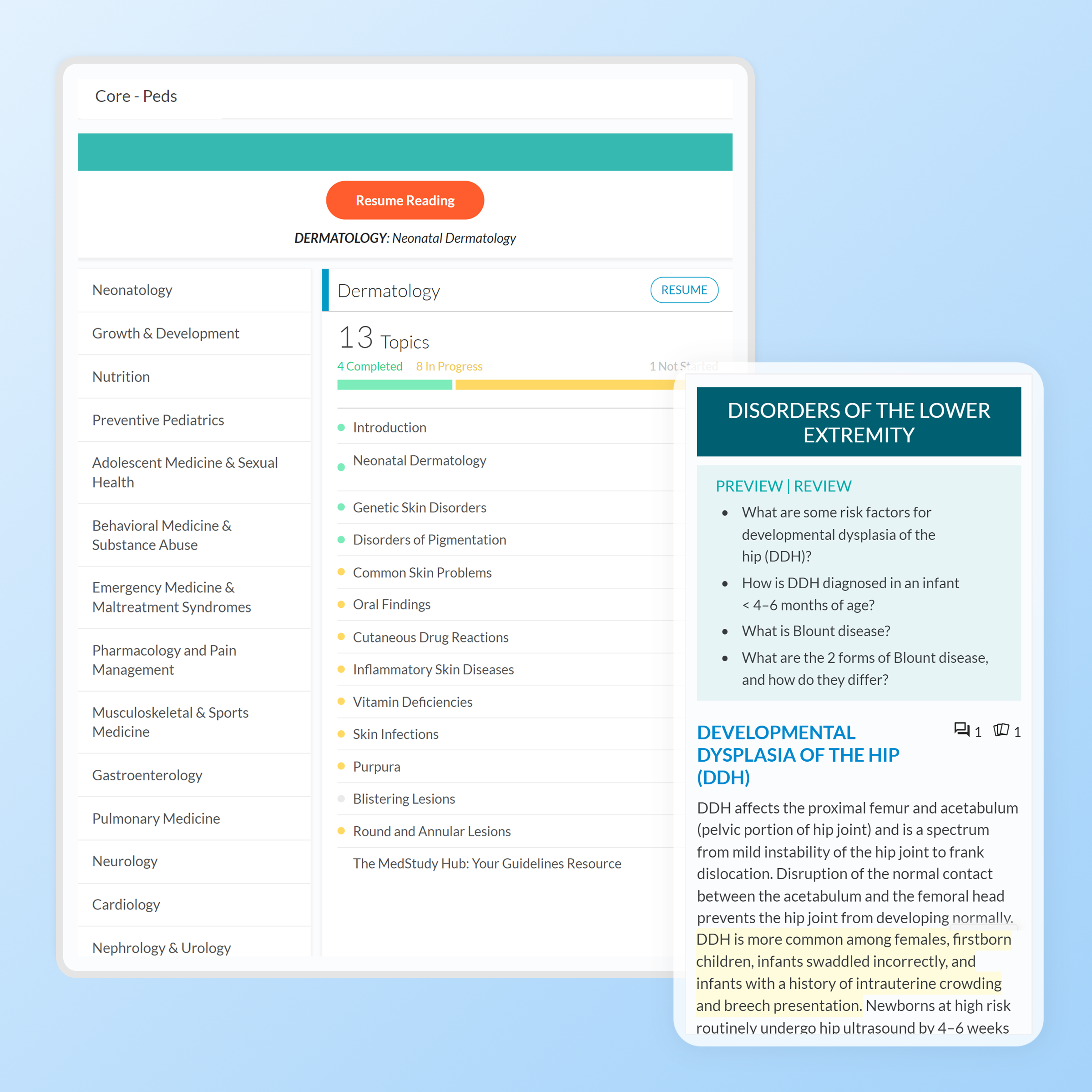 Pediatrics Study Strong Essentials