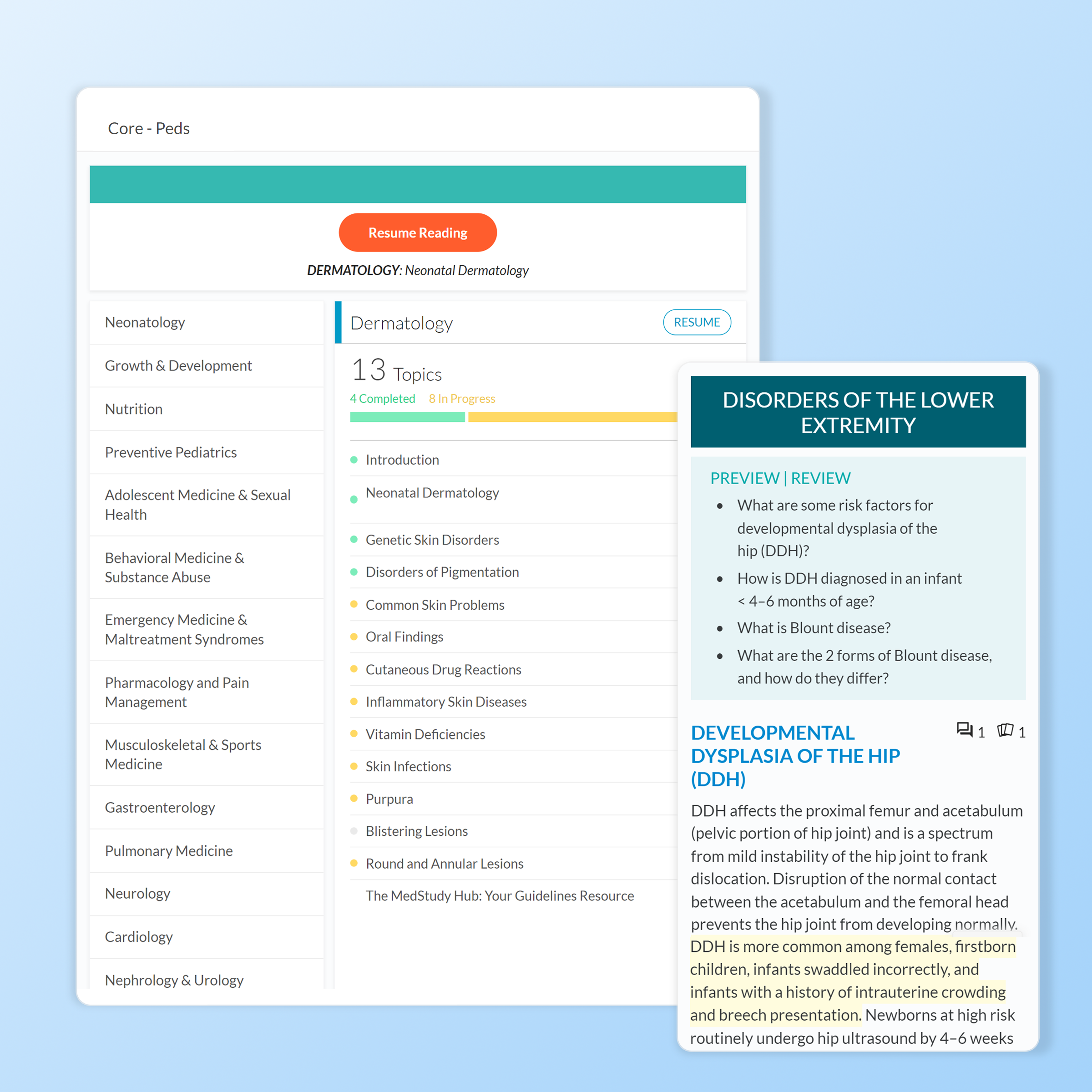 Pediatrics Core