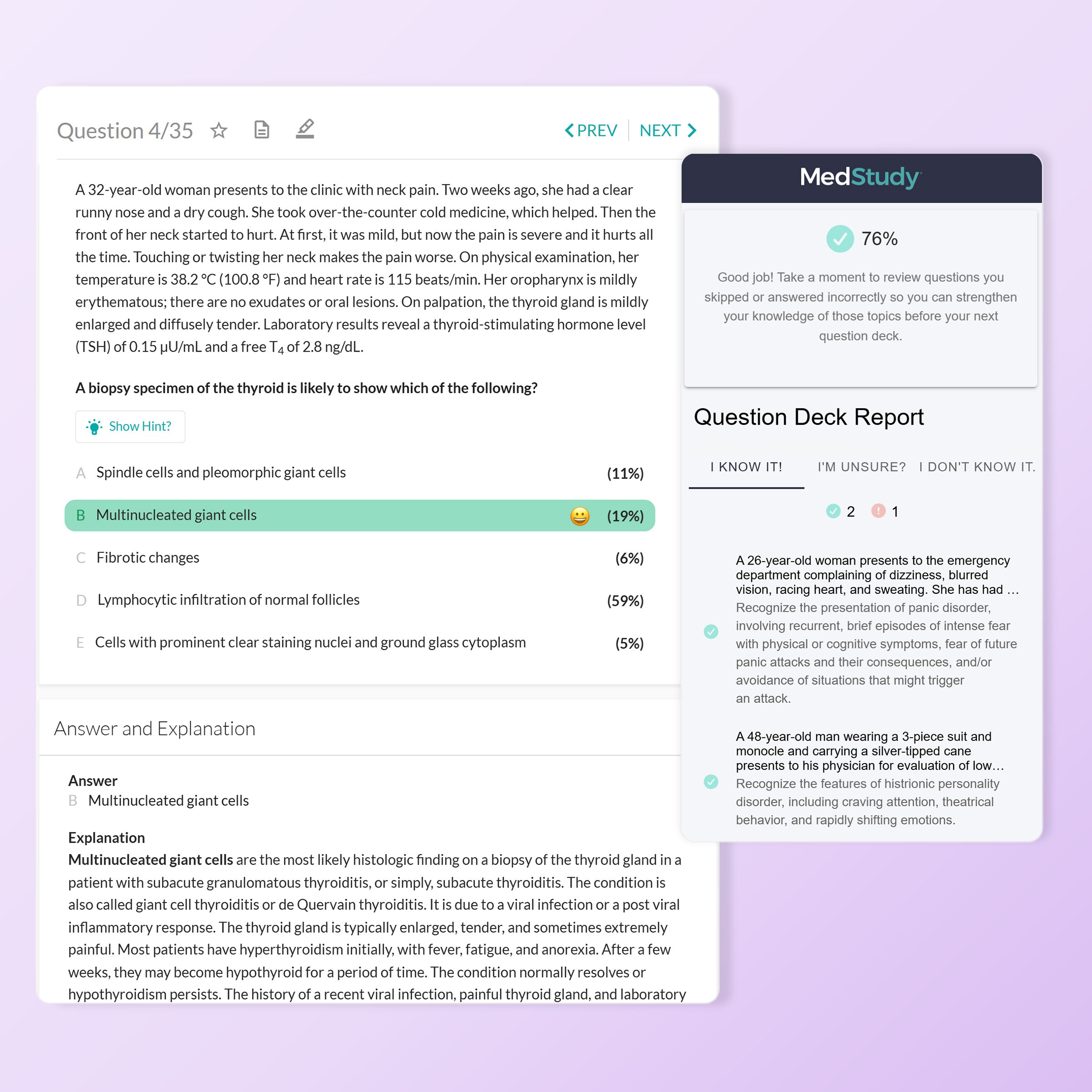 Medical Student Study Strong® System