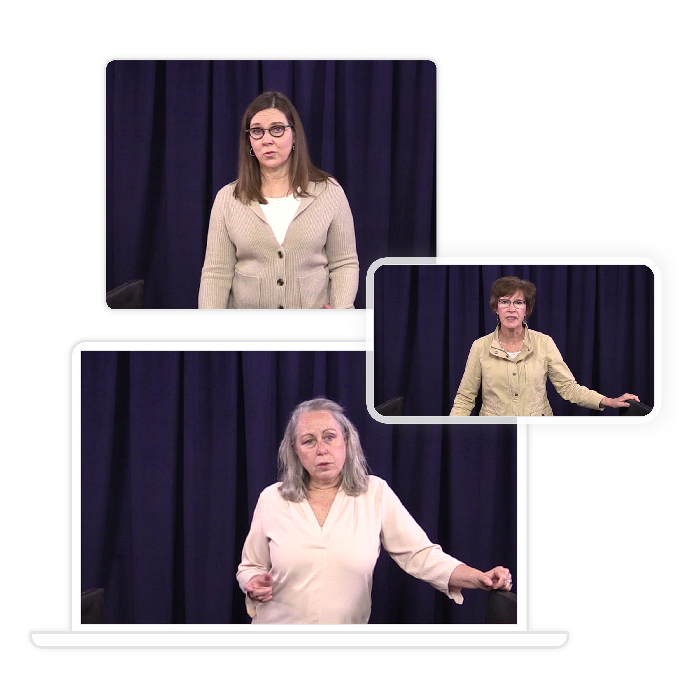 pediatrics board review speakers on different devices