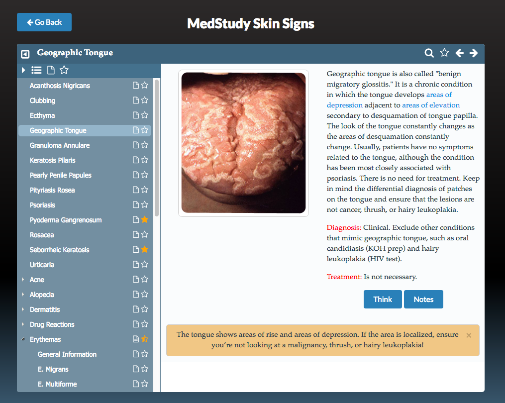 Skin Signs – MedStudy