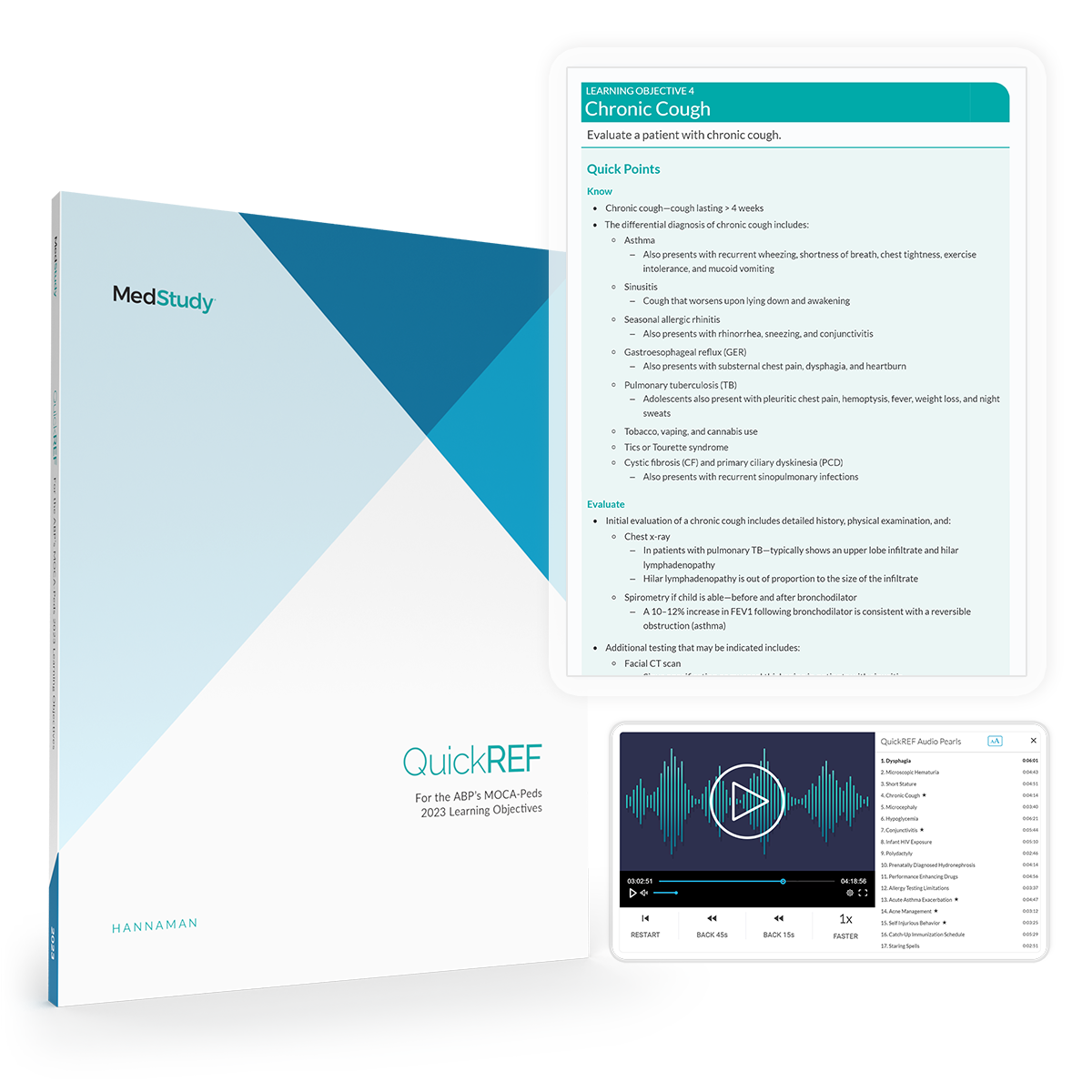 QuickREF for 2023 MOCAPeds Learning Objectives MedStudy